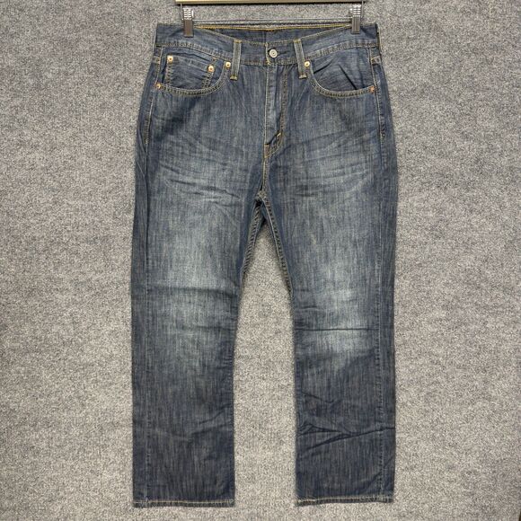Levi's Other - Levi's 527 Slim Bootcut Jeans Mens 32x30 Dark Wash Blue Denim 5-Pocket